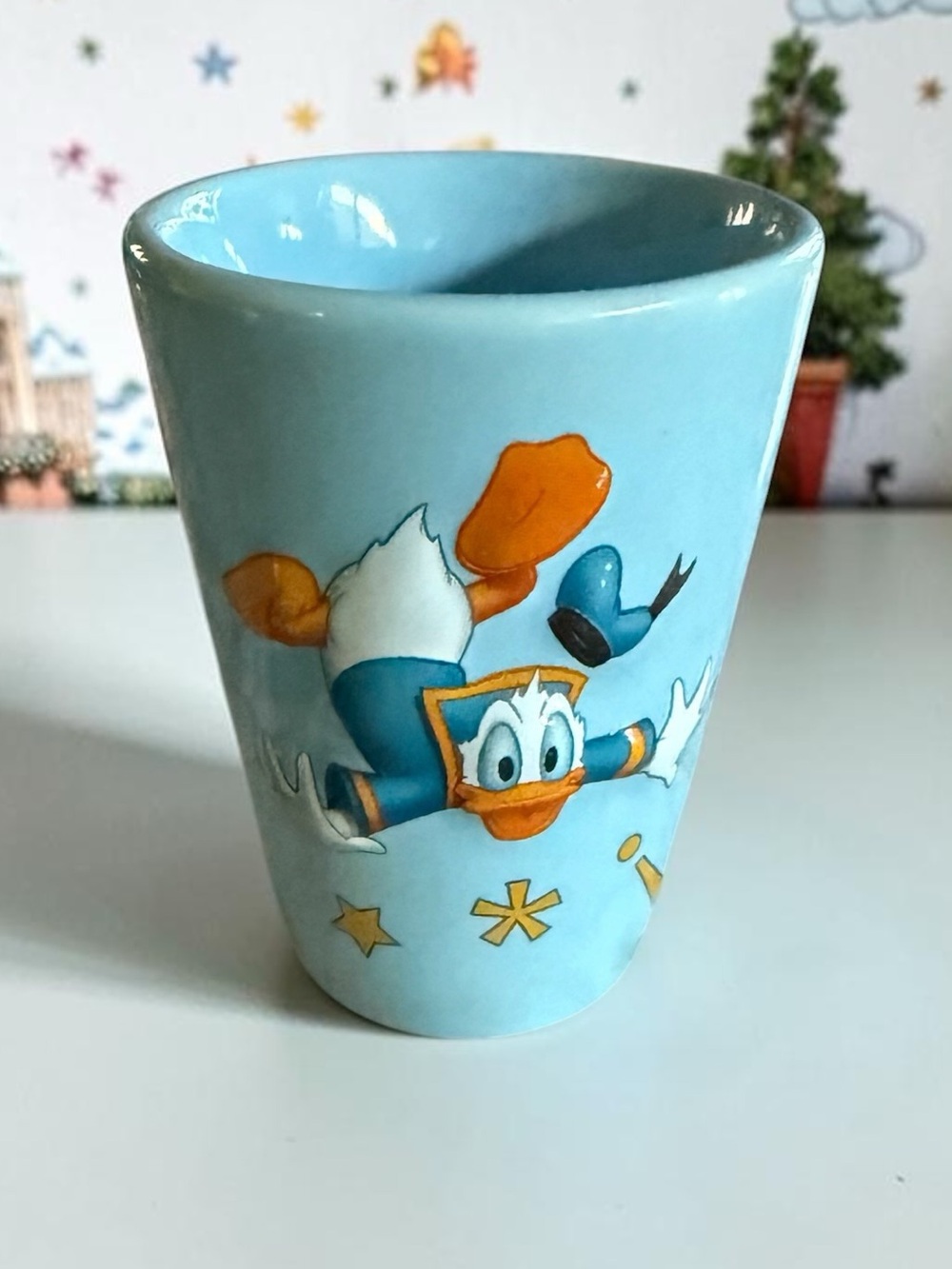 Donald Duck shot glass/toothpick holder